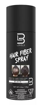 Spray De Fibra Cubre Canas Negro